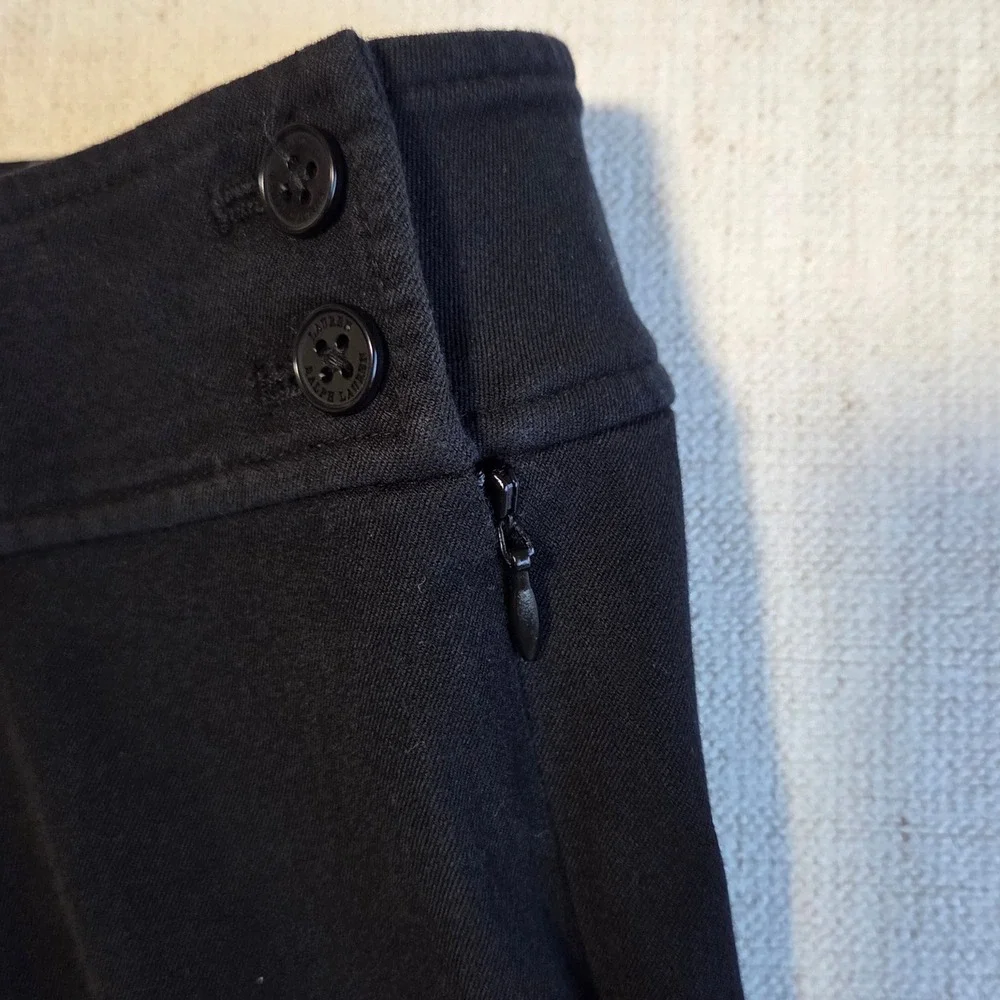 Ralph Lauren Black‎ Cropped Pants Ankle Ponte Classic Career Office Womens 10